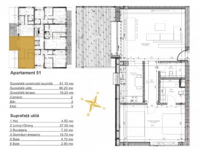 AVIATIEI-BANEASA / 82,30 MP / TERASA / PREMIUM / 2 BAI / PARCARE