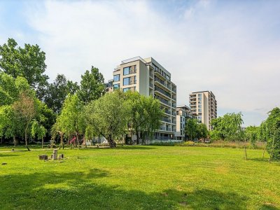 NORTHSIDE PARK GARDEN, APARTAMENT 2 CAMERE SPLENDID, CU TERASA, PARC SI PONTON.