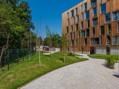 Vedere la pădure, apartament 3 camere, în LOFT Mogoșoaia, pompe geotermice 