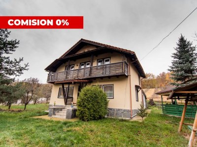 Casa deosebita cu vedere panoramica la 10 km de Mioveni. Comision 0%