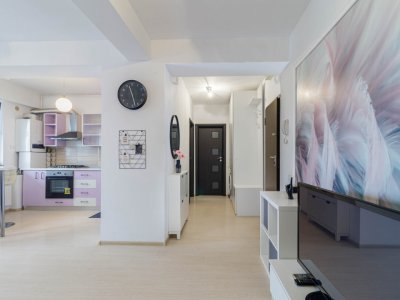 De vanzare Apartament 2 cam, complet mobilat modern, curat – Sisești, bloc nou