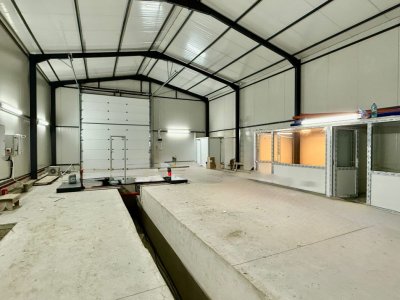 Hala pentru service auto dotata cu instalatie completa ITP TIR - Toul NOU!