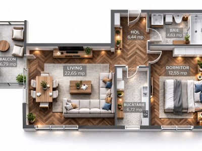 Apartament 2 camere de vânzare în Constanța, Faleză Nord – Bloc 2026