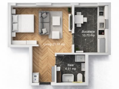 Studio de vânzare în Constanța, Faleză Nord – ideal investiție, in bloc NOU