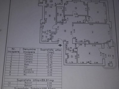 Apartament 4 camere, decomandat situat in zona Tomis III – City Park Mall
