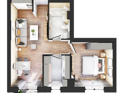Apartamente de 2 camere in Hils Pallady la 50m metrou + Proiect Design GRATUIT