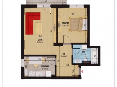 Apartament cu 2 camere de vanzare in Bragadiru COMISION 0% DIRECT DEZVOLTATOR